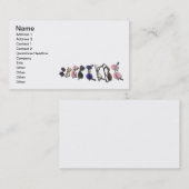 カラフルなガラスの変化 名刺 (正面/裏面)