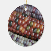 カラフルなガラス宝石のトウモロコシ セラミックオーナメント (左)