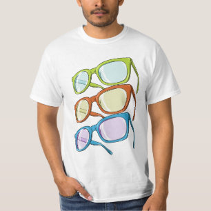 カラフルなガラス Tシャツ