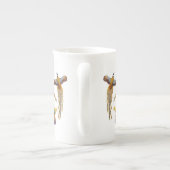 カラフルなキジの骨灰磁器のマグ ボーンチャイナマグカップ (裏面)