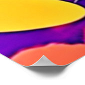 カラフルなキティアート ポスター (角)