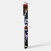 カラフルなキノコ iPhoneケース (左側面)