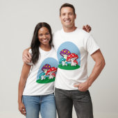 カラフルなキノコTシャツ Tシャツ (ユニセックス)