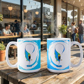 カラフルなキャラクターで毎日をお祝いしよう コーヒーマグカップ