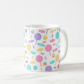 カラフルなキャンディ コーヒーマグカップ (正面右)