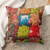 カラフルなキャンデーの甘い店の装飾用クッション クッション (ブランケット)