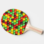カラフルなキャンデー 卓球ラケット (横)