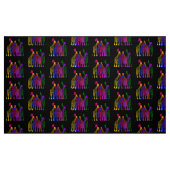 カラフルなキリン ファブリック (ファットクウォーター)