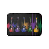 カラフルなギター バスマット (正面)