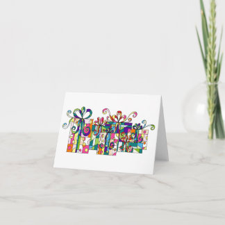 カラフルなギフトNotecard ノートカード