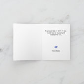 カラフルなクックー鳥の巣 感謝カード (内部)