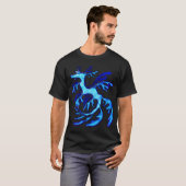 カラフルなクマノミ 海のオレンジ色の魚 ペット装飾 Tシャツ (正面フル)