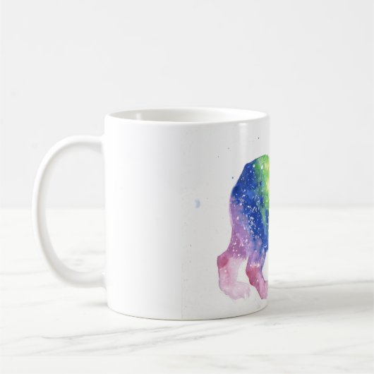 カラフルなクマ コーヒーマグカップ (左)