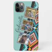 カラフルなクラシカルサウスウェスタン モザイクアート Case-Mate iPhoneケース (裏面)