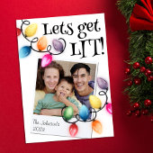 カラフルなクリスマスイルミネーションの写真 クリスマス