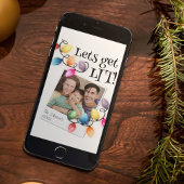 カラフルなクリスマスイルミネーションの写真 クリスマス