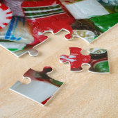 カラフルなクリスマスキャンデー ジグソーパズル (側面)