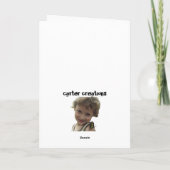 カラフルなクリスマスツリー シーズンカード (裏面)