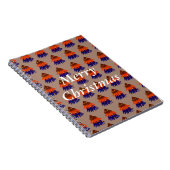 カラフルなクリスマスツリー - ノートブック (右側)