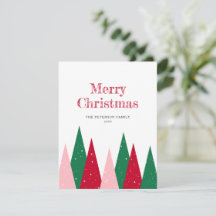 カラフルなクリスマスツリー モダン 非写真