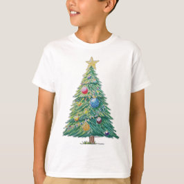 カラフルなクリスマスツリー Tシャツ