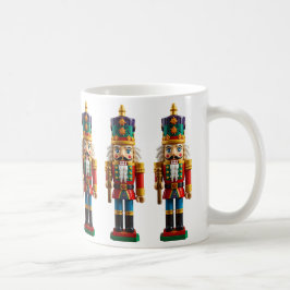 カラフルなクリスマス・くるみ割り人形のおもちゃ コーヒーマグカップ