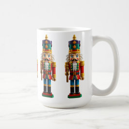 カラフルなクリスマス・くるみ割り人形のおもちゃ コーヒーマグカップ