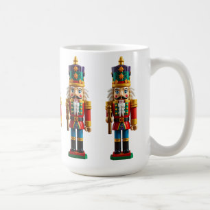 カラフルなクリスマス・くるみ割り人形のおもちゃ コーヒーマグカップ
