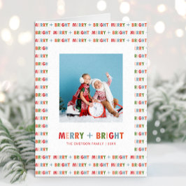 カラフルなクリスマス 写真 ホリデーカード