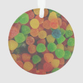 カラフルなグムドロップ 個人名入れ オーナメント (裏面)