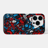 カラフルなグラフィティ iPhoneケース (裏面横)