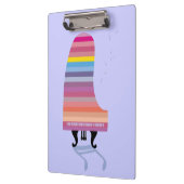 カラフルなグランドピアノ クリップボード (左)