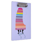 カラフルなグランドピアノ クリップボード (右)