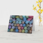 カラフルなグリーティングカード カード (黄色い花)