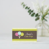 カラフルなケーキはベーカリーをぽんと鳴らします 名刺 (スタンド正面)