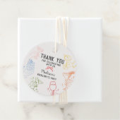 カラフルなコックテールパーティー レトロなブライズパーティー フェイバータグ (インサイチュ)