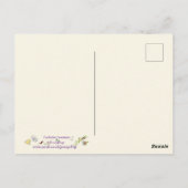 カラフルなコッケレル風変わりなファームルーストックチキンアート ポストカード (裏面)