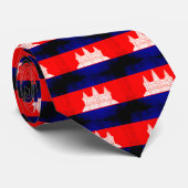 カラフルなコントラストのカンボジア人の旗 ネクタイ (ロール)