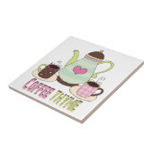 カラフルなコーヒータイル タイル (側面)