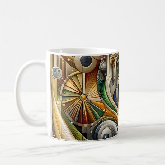 カラフルなコーヒーマグ コーヒーマグカップ (左)