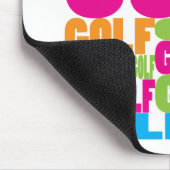 カラフルなゴルフ マウスパッド (コーナー)