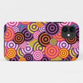 カラフルなサイケデリックサークルフォンケース Case-Mate iPhoneケース (裏面(横))