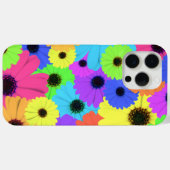カラフルなサイケデリック・デイジー・フラワー柄 Case-Mate iPhoneケース (裏面 (横))