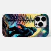 カラフルなサスクワッチの風景 Gone Squatchin' Case-Mate iPhoneケース (裏面 (横))