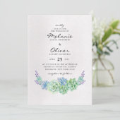 カラフルなサボテンの結婚式 招待状 (スタンド正面)