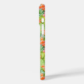 カラフルなサボテンの花のウォーターカラー iPhoneケース 名入れ可能 Case-Mate iPhoneケース (裏面 / 左)