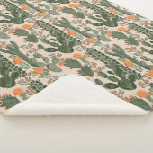 カラフルなサボテンパターン シェルパブランケット (3/4)