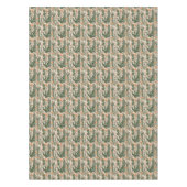 カラフルなサボテンパターン テーブルクロス (正面)