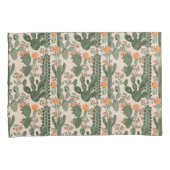 カラフルなサボテンパターン 枕カバー (正面右)