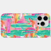 カラフルなサワロサボテンのオーダーメイド Case-Mate iPhoneケース (裏面 (横))